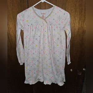 Cat & Jack Flannel Nightgown with Snowflakes | M 7/8